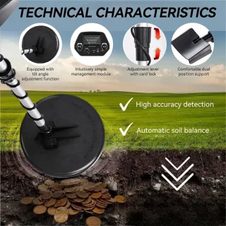 TrendWave Treasure Hunter Ondergrondse Metaaldetector