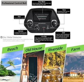 TrendWave Treasure Hunter Ondergrondse Metaaldetector