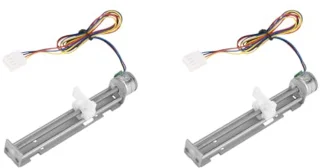 Universeel 12V stappenmotor met lineaire moer - 2 stuks