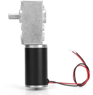 Universeel 12V wormwielreductiemotor 8 mm (130 U/min)