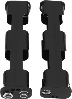 Universeel AA-batterijhouder 4-cel met 9V-clip
