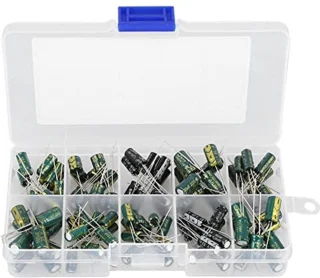 Universeel assortiment elektrolytische condensatoren 100 stuks 10 waarden 10–63V 10–470µF