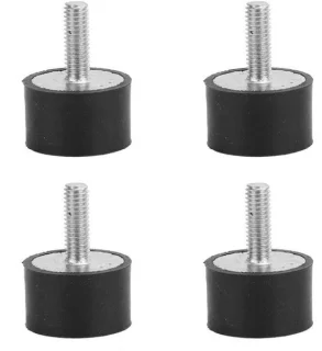 Universeel Rubberen Spiraalbeugel Trillingsdemper M6 25x15x18 (4 stuks)