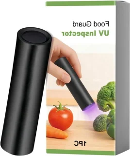 UV Zaklamp Blacklight Detector 3,5 cm Zwart