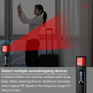 Verborgen Camera Detector RF-Signaaldetector