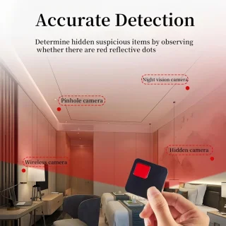 Verborgen camera detector - Signaalscanner - Set van 4 (assorti)