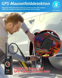 Verborgen Camera- en Signaaldetector