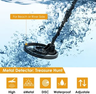 Verstelbare metaaldetector