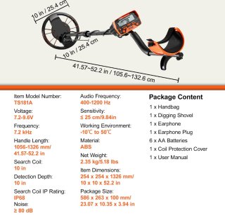 Wat vinden we goed aan de VEVOR Metaaldetector Kit