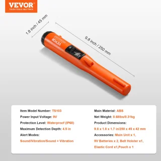 VEVOR Pinpointer Metaaldetector