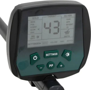 vidaXL Metaaldetector 24 cm LCD-scherm