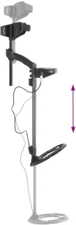 vidaXL Metaaldetector 24 cm LCD-scherm