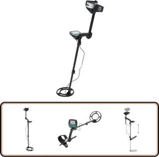 vidaXL Metaaldetector 24 cm LCD-scherm