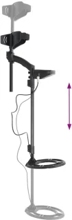 vidaXL Metaaldetector Auto-Tune 18 cm