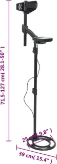 vidaXL Metaaldetector Auto-Tune 18 cm