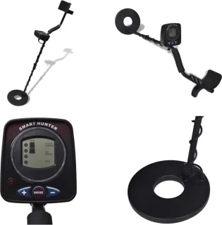vidaXL Metaaldetector met LCD-scherm 21cm zoekschijf