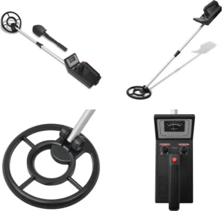 vidaXL Metaaldetector met Schep 160 cm