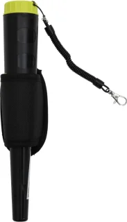 vidaXL Pinpointer Metaaldetector Zwart Geel