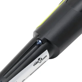 vidaXL Pinpointer Metaaldetector Zwart Geel