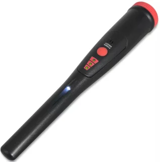 vidaXL Pinpointer Metaaldetector Zwart-Rood