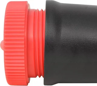 vidaXL Pinpointer Metaaldetector Zwart-Rood