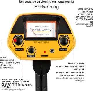 View Meter Metaaldetector Verstelbare Steel 78-108 cm