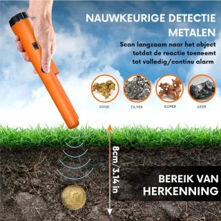 VIN® Pinpointer Metaaldetector Oranje