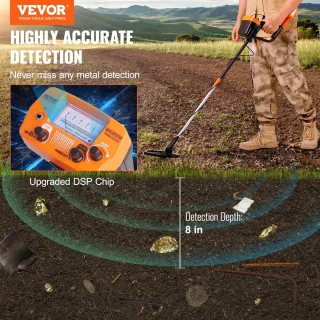 Volwassen Metaaldetector Professioneel Set inclusief Koptelefoon, Schep en Draagtas