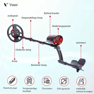 Vosoi Metaaldetector Deluxe Set