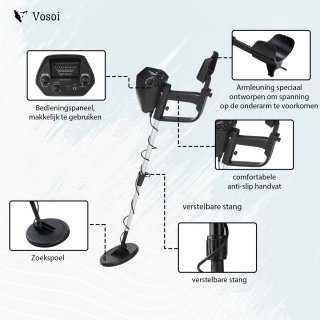 Vosoi Metaaldetector Waterdicht