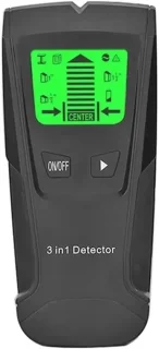 Wanddetector 3-in-1 zwart geel