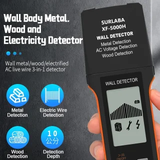 Wanddetector Metaaldetector Kabelzoeker - Oranje