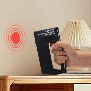 Wanddetector metaaldetector muurscanner buisdetector 15.8 x 8.7 x 3.3 cm zwart