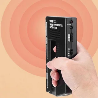 Wanddetector metaaldetector muurscanner buisdetector 15.8 x 8.7 x 3.3 cm zwart