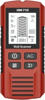 Wanddetector metaaldetector rood