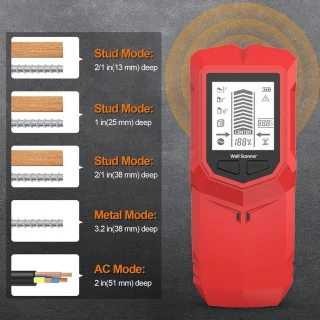Wanddetector montagedetector stud finder