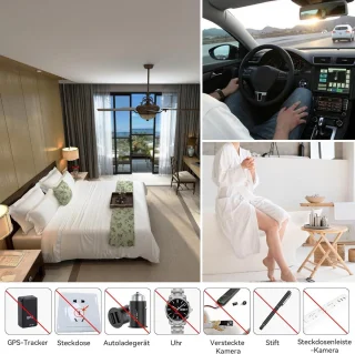 Wanddetector Verbor­gen Camera RF GPS GSM Tracker