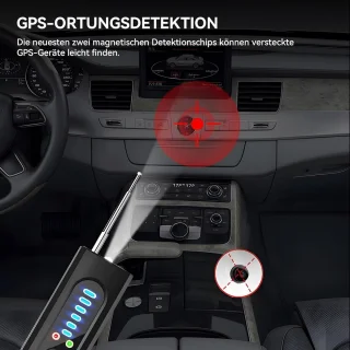 Wanddetector Verbor­gen Camera RF GPS GSM Tracker