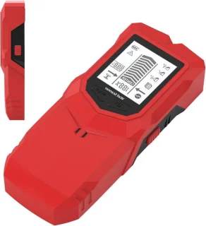 Wandpaaldetector 19 x 75 x 42 cm rood