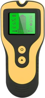 Wandscanner boutdetector 18 cm geel