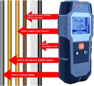 Wandscanner Metaaldetector 120 mm one color