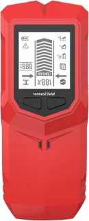 Wandsensor detector leidingzoeker 17 cm rood