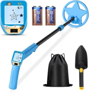 Waterdichte kindermetaaldetector met lcd display