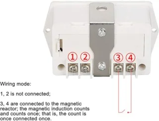 XJ 5J 5-Digit Industrial Machine Counter