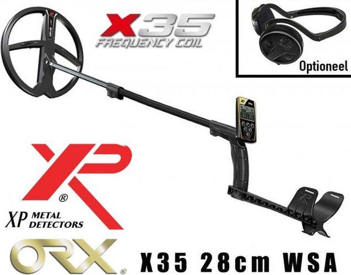 De XP ORX Metaaldetector 28cm X35 Zoekschijf in één oogopslag