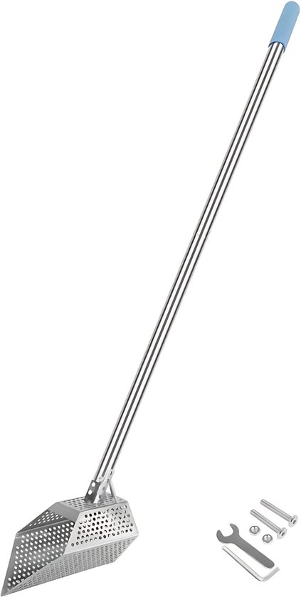 Zandschep RVS met koolstofvezel handvat 15x25cm review