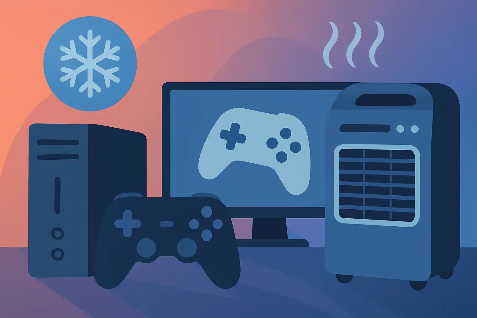 Game on zonder oververhitting: zo houd je je pc, console en jezelf koel met een mobiele airco