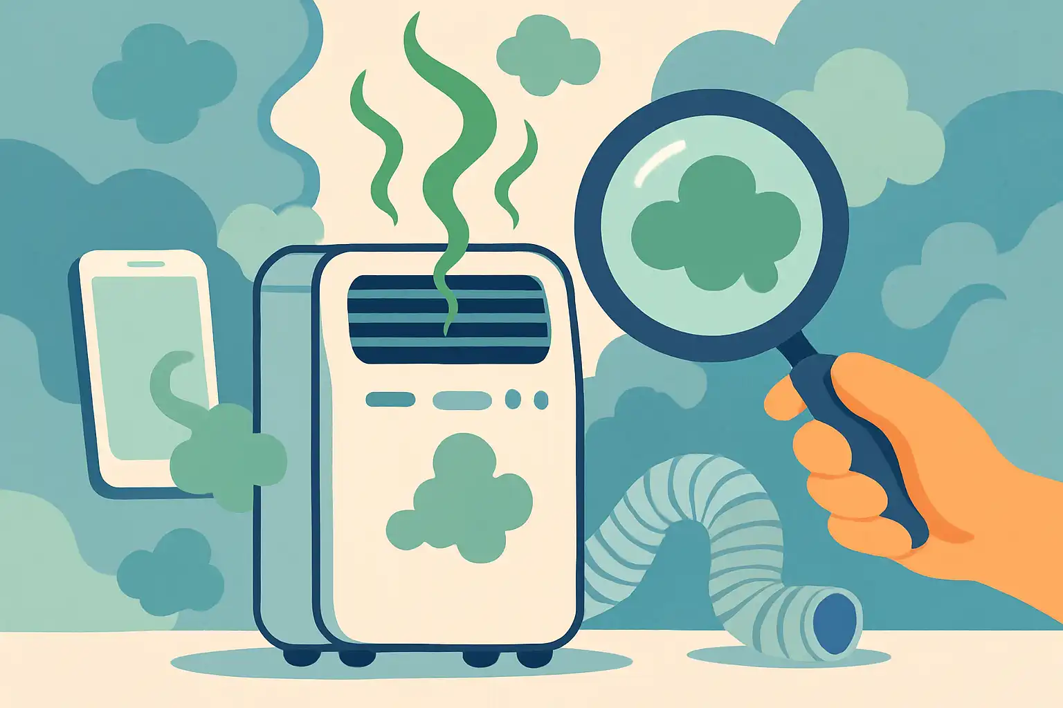 Geur uit je mobiele airco? zo spoor je de bron op en maak je hem weer fris