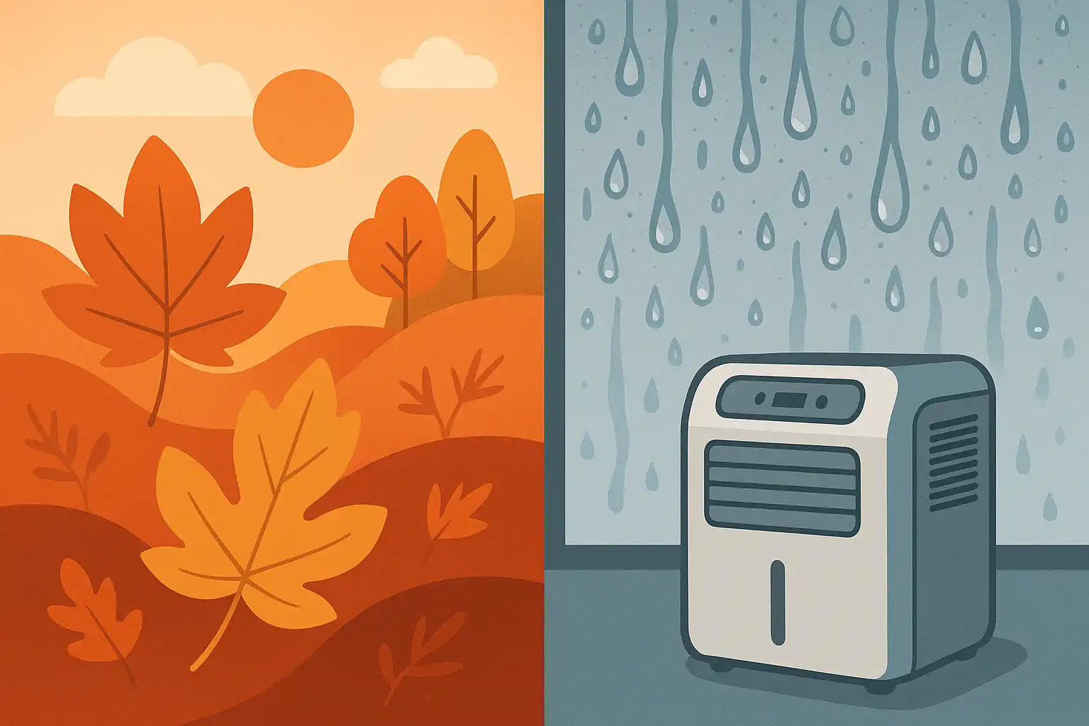 Herfst en condens: waarom je mobiele airco nu juist ontvochtigen helpt