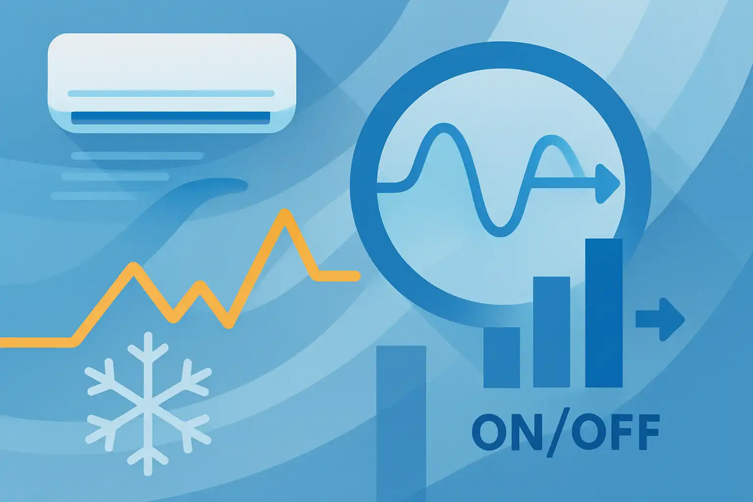 Inverter of on/off: waarom variabele compressie je mobiele airco stiller en zuiniger maakt